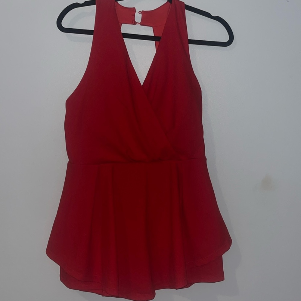 Open back romper